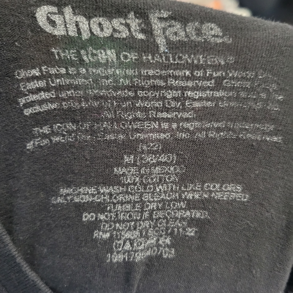 Ghost Face Scream The Icon Of Halloween Men's Graphic T-Shirt Medium - Picture 4 of 4